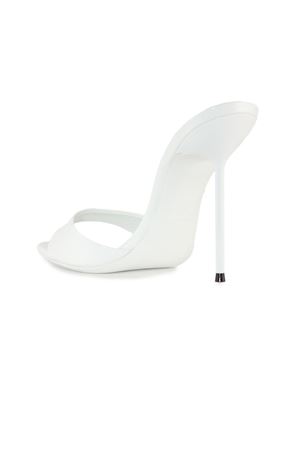 Mules in white leather PARIS TEXAS | PX836XNPMROPTICWHITE